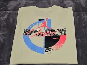 UNION x AIR JORDAN NUEVO Amarillo Manga Larga Pullover Camisa Calce Suelto Talla Mediana - Imagen 1 de 16
