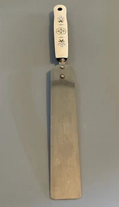 Ekco Spatola Ghiaccio Torta Acciaio Inox Manico Tulipano Blu USA 11 5/8" - Foto 1 di 3