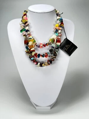 Jackie Бразилии Orient Express 3 бусы маленький бусина смесь цветов ошейник ожерелье - Изображение 1 из 4