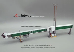 1/200 Airport Ground Service Aircraft Bridge Model Right+Fixed Access Ladder B+C - Picture 1 of 15