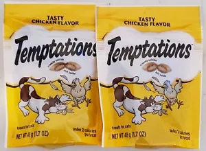 SET OF 2 Chicken Flavor Temptations Mix Up Cat Treats Chicken Flavor 1.7oz - Picture 1 of 1