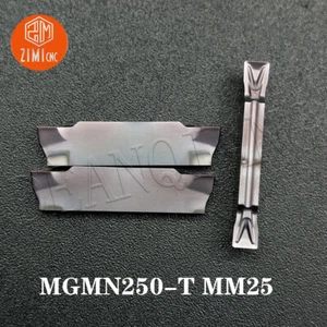 MGMN250-T MM25 MGMN250 CNC Grooving carbide inserts For Stainless steel 10PCS - Foto 1 di 5