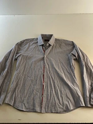 Jared Lang After Hours Geometric Slim Shirt XL 17 x 35/36 Extra Large  - Image 1 of 4