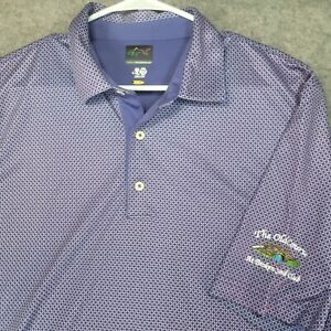 Greg Norman Men's ML75 Play Dry Golf Polo Shirt Purple Size XL