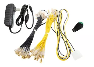 Kit alimentazione e fili pulsanti arcade led - Foto 1 di 2