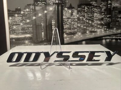 Emblema de porta elevatória Honda Odyssey emblema decalque logotipo traseiro cromado OEM original original - Imagem 1 de 3