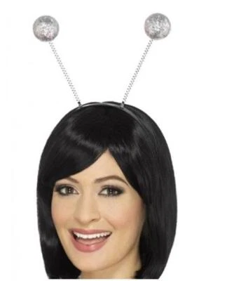 Antena - Plateada - Extraterrestre - Hada - Accesorio de Disfraz - Talla Única Foto 1 de 2