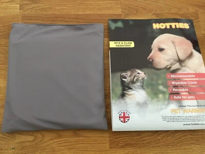 Hotties Pet Warmer Bite/Claw Resistant Microwaveable Heat Pad Hot Water Bottle