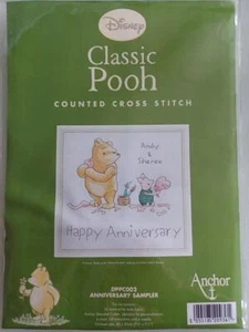 Classsic Winnie the pooh Cross Stitch Kit by Anchor - Picture 1 of 1