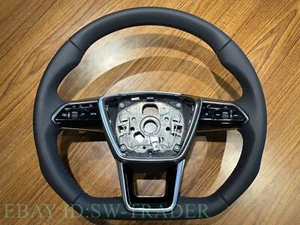 Volante inferior plano Audi S-Line A6 S6 RS6 C8 A7 S7 A8 S8 E-TRON manual - Imagen 1 de 6