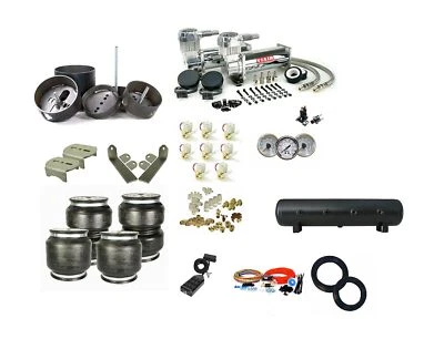 Kit completo de suspensión neumática Lincoln Town Car 1992-1997 válvulas de 3/8" FBSS completo Foto 1 de 4