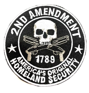 2da ENMIENDA PARCHE DERECHOS DEL PROPIETARIO PISTOLA BORDADO PLANCHADO SEGUNDO 2A XXX - Imagen 1 de 3