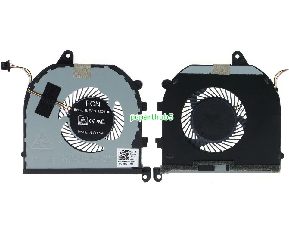 New Dell XPS 15 9570 7590 Precision 5530 Series Laptop CPU Cooling Fan 008YY9 - Image 1 of 1