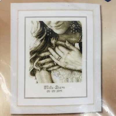 Kit de punto de cruz Vervaco Yes I Do boda doblado manos contado multilingüe nuevo en paquete Foto 1 de 4