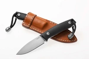 LionSTEEL M1 Fixed Knife 3" Full Tang Bohler M390 Steel Blade Black G10 Handle - Picture 1 of 5