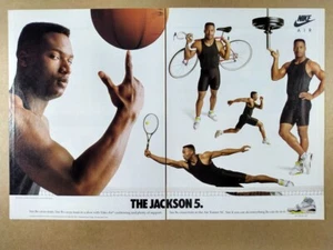 1989 Nike Air Trainer SC 'The Jackson 5.' vintage print Ad - Picture 1 of 1