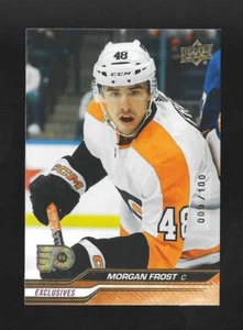 2023-24 UD Upper Deck Series 1 Exclusives #132 Morgan Frost 009/100 - Picture 1 of 2