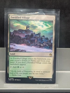 Fortified Village  X1 LP Commander: Doctor Who MTG - Picture 1 of 1