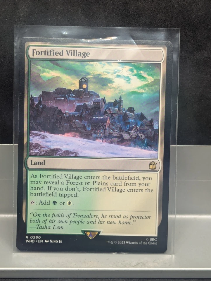 Fortified Village  X1 LP Commander: Doctor Who MTG - Image 1 of 1