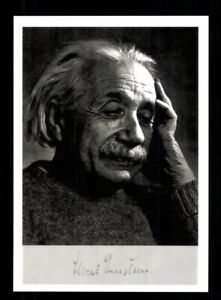 Albert Einstein 1879-1955 Autogrammkarte deutscher Physiker Wissenschaftler
