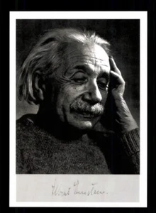 Albert Einstein 1879-1955 Autogrammkarte deutscher Physiker Wissenschaftler - Bild 1 von 2