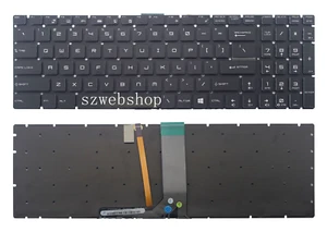 New for MSI GS63VR 6RF 7RF Stealth Pro MS-16K2 US Keyboard RGB Colorful Backlit - Picture 1 of 2