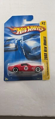 Coche de juguete Hot Wheels 2008 nuevos modelos rojo Ford Mustang Fastback 27/196 Foto 1 de 4