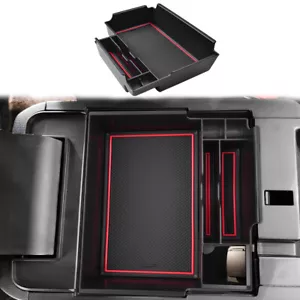 Car Armrest Storage Box Center Console Organizer Tray For Ford Explorer 2020-25 - Picture 1 of 18