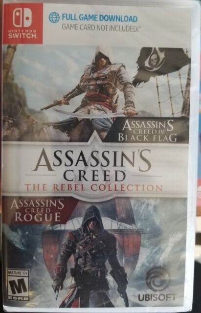 Assassin's Creed Game Bundle Lot: Rebel Collection & III Remastered  (Switch)