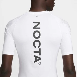 Nike NOCTA Compression Short Sleeve Shirt Basketball White DM1710-100 Size XS - Picture 1 of 9