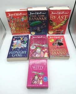 David Walliams Book Bundle X 6 + Word Games VGC - Picture 1 of 13