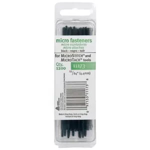 NEW Micro Stitch Fastener Refills | Black | 4.4mm | x1200 | FREE DELIVERY - Picture 1 of 1