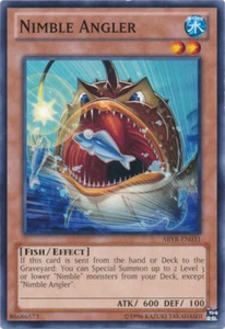 YUGIOH - Nimble Angler - ABYR-EN031 - Common - Unlimited Edition - NM - FLAT RAT - Picture 1 of 1