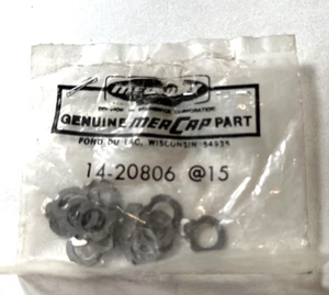 New Mercury 14-20806 OEM Tab Washer NOS LOT OF 3 [ - Picture 1 of 4