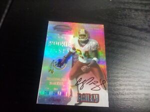 1999 Playoff Champ Bailey #158 Rookie autographed football card