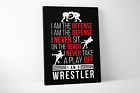 Wrestler Canvas - Wrestling Gift - Wall Decor Print - Boys (32 X 48 Inches)