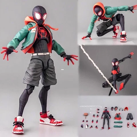 Spider-Man: Across The Spider-Verse Miles Morales Action Figure NEW NO BOX 13CM Cover