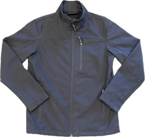 Swiss Tech Black Jacket Full Zip Performance Gear Men's Size S 34-36 EUC - Foto 1 di 15
