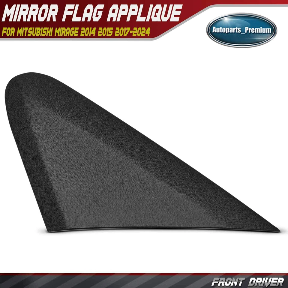 Guardabarros triángulo esquinero espejo delantero izquierdo para Mitsubishi Mirage Mirage G4 Foto 1 de 4