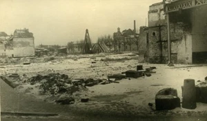 Belgium Tournai Destruction WWII Liberation Ruins Old Photo 1945 - Picture 1 of 3