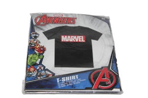 Camiseta Marvel Avengers DC Negra Con Logo Talla XL - NUEVO/OVP 100% Algodón - Imagen 1 de 3