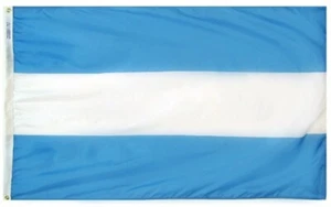 Argentina Civil Flag 12"x18" Annin 190292 NYL-GLO High Quality Made USA Priority - Picture 1 of 2