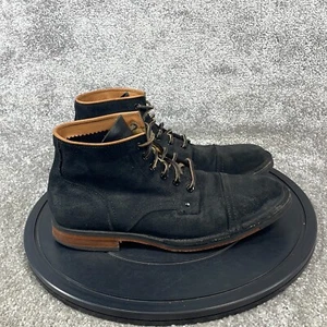 Cole Haan Boots Men's Size 9.5 M Grand.Os Combat Black Suede - Picture 1 of 11