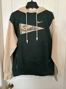 Nike Men’s Small Michigan State Spartans Standard Issued Team Hoodie FJ9034-397 - Picture 1 of 12