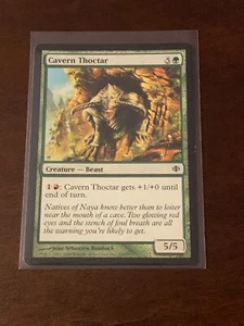 Magic the Gathering Shards of Alara Cavern Thoctar - Picture 1 of 2