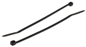 Pack 100 Pro Black Nylon Sub Miniature Cable Tie, 71mm x 1.6 mm - Picture 1 of 1