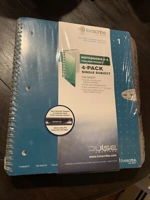 Livescribe Pulse 4-Pack  100-Sheet  8 X 11 Single Subject Dot Paper - Image 1 of 4