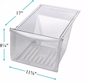 Crisper Pan Drawer 240337103 for Kenmore 253.60502610 253.78882014 2536888901D - Picture 1 of 5