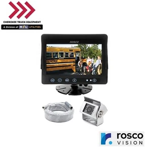Rosco Vision Systems STSK7465, 7" Color Rear View Monitor with Camera Kit - Picture 1 of 6