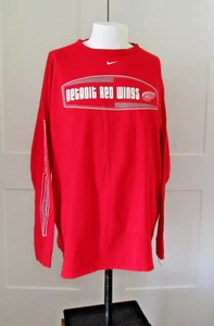 Vintage Nike NHL Detroit Red Wings Langarmshirt rot Gr. XL - Bild 1 von 4